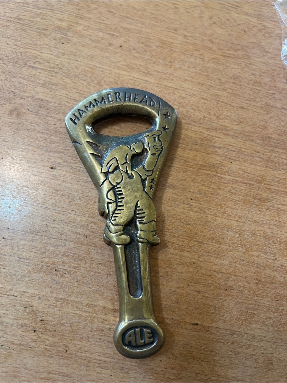 Hammerhead Ale Brass Bottle Opener